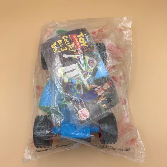 Disney Toy Story Burger King Toys 1995 – RC Car & Woody, New in