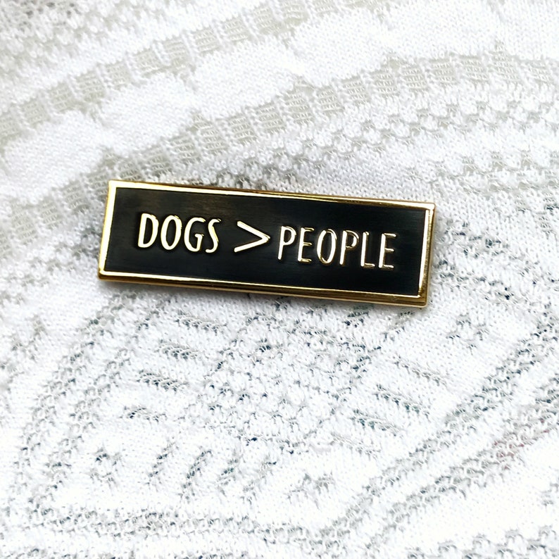Dogs People Pin Dog Lover Enamel Pin Gifts for Dog Etsy