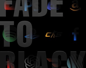 Fade to Black | Minimal Dark Icon Pack for iPhone, Android, & Windows | Submit Your Own Icons