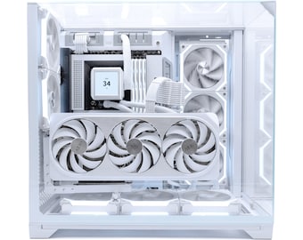 White Gaming PC | "Snowblind" Custom High-End Computer | 5090 | i9-14900KS | 64GB DDR5 | Build for your budget | Payment plans available