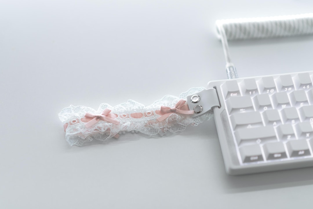 Computer Accessories Ribbon Lace Keyboard Ribbon - Universal Mechanical Keyboard Strap - Etsy
