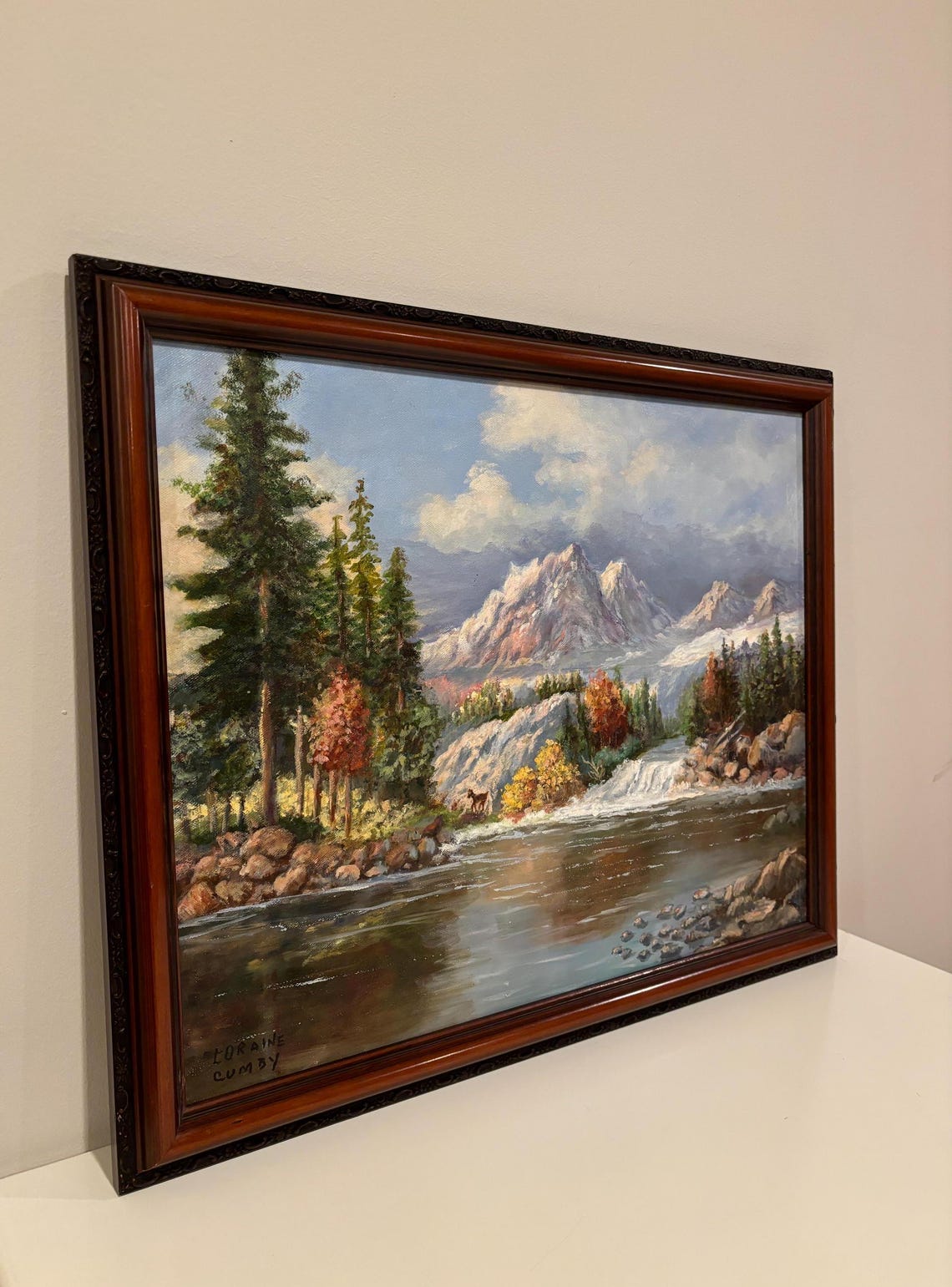 Framed Original Landscape Oil Painting Oil Painting on Canvas-nature ...