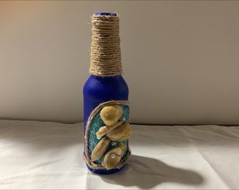 vase, beach, ocean, home decor, blue