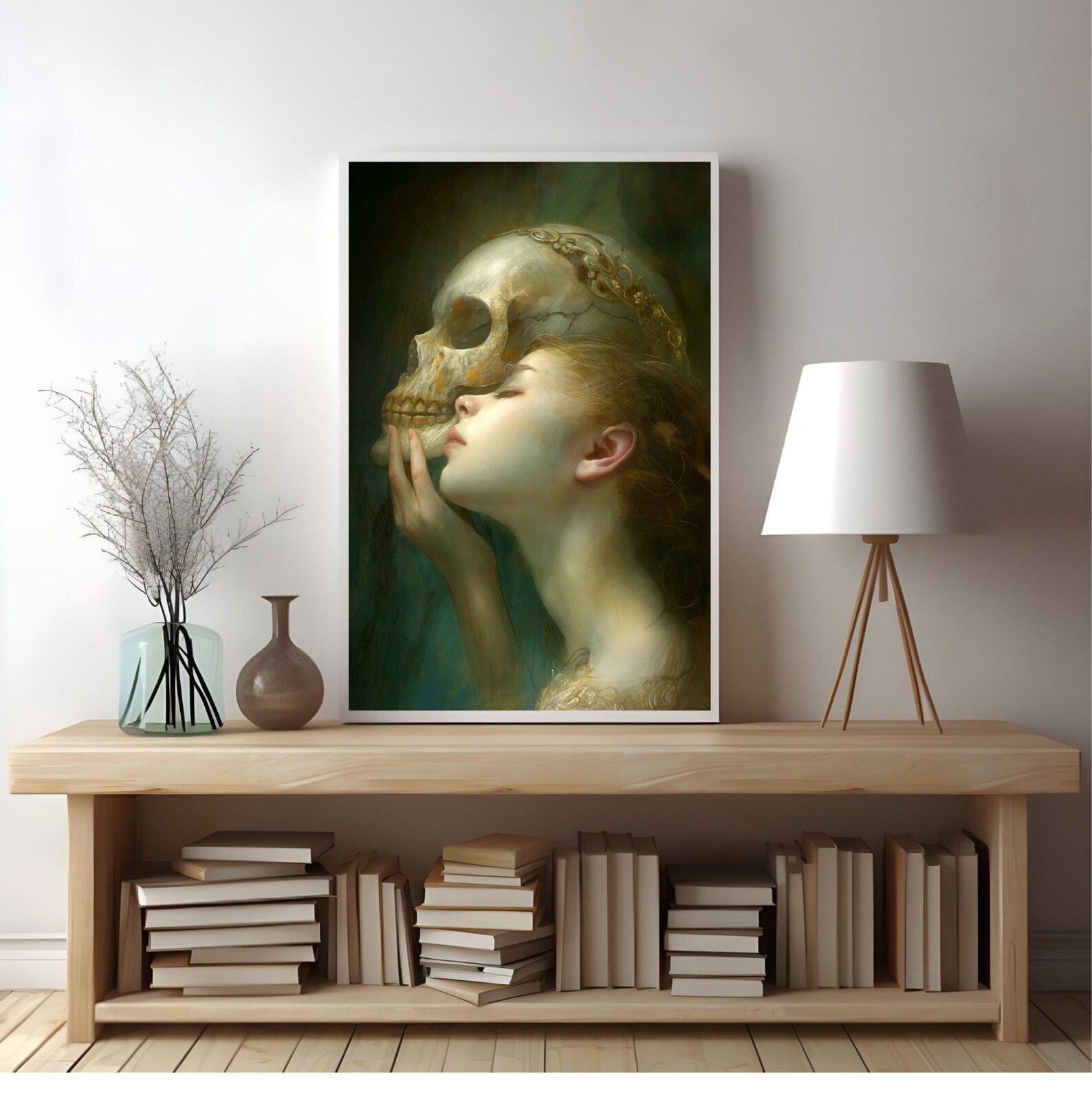 Gothic Dark Jennifer Gelinas Black Fantasy Wall Art Poster Grand format A0