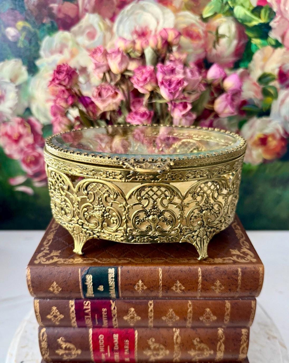 1940s Vintage Jewelry Box - Etsy