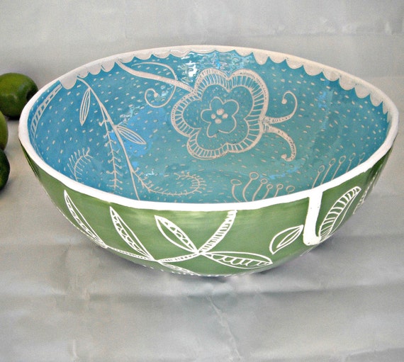 Items similar to Wedding Registry for Sam and Dan Large Salad Serving