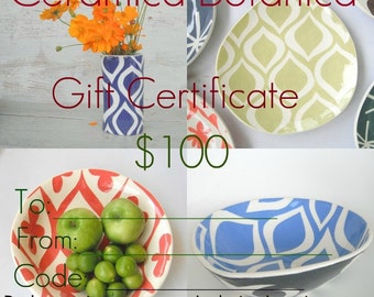 Gift Certificate