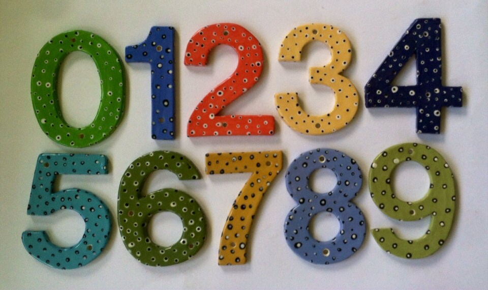 custom made house numbers