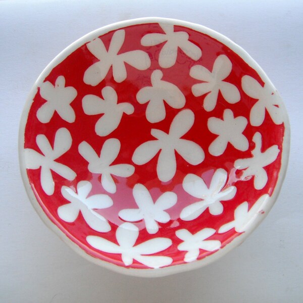 Mini  Dipping  dish Rare Red