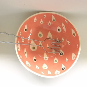 Ceramic Serving Bowl Raindrop Collection image 2