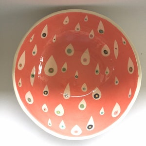 Ceramic Serving Bowl Raindrop Collection image 8