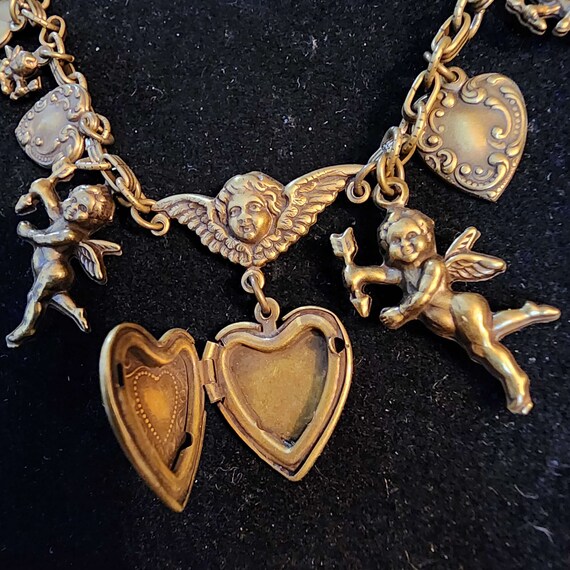 Vintage 'Sweet Romance' Heart and Cupid Themed Co… - image 2