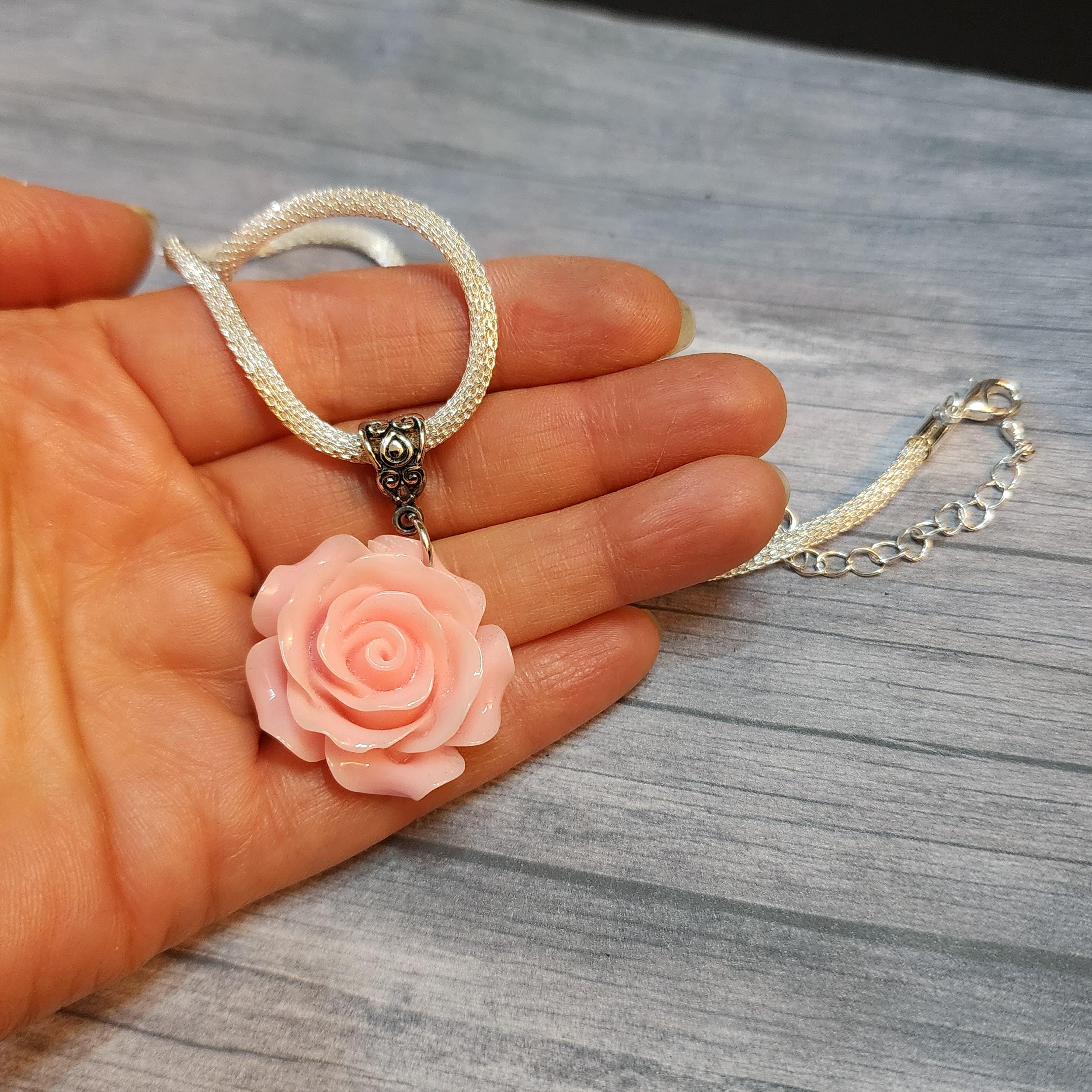 【METROCITY】★韓国★SALE★Tuborare Rose Sterling Necklace★ METROCITY】☆韓国☆SALE☆Tuborare Rose Sterling Necklace