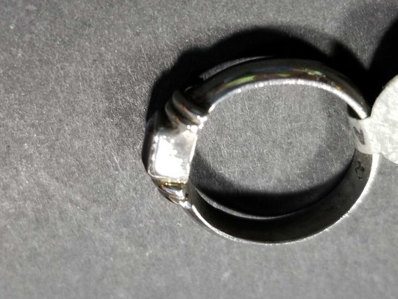 Size 6 Iolite Stone Ring, Vintage Gemstone Ring, … - image 4