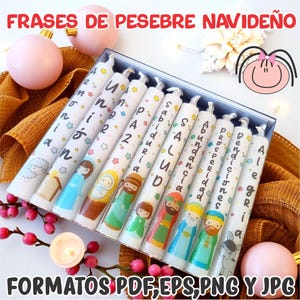 Frases NACIMIENTO PESEBRE navidad VELAS nativity