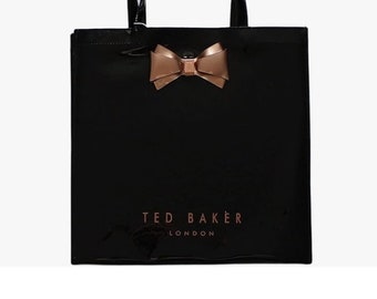 Ted Baker Woman Plain Bow Icon Shopper Bag 'ARACON' Size Small