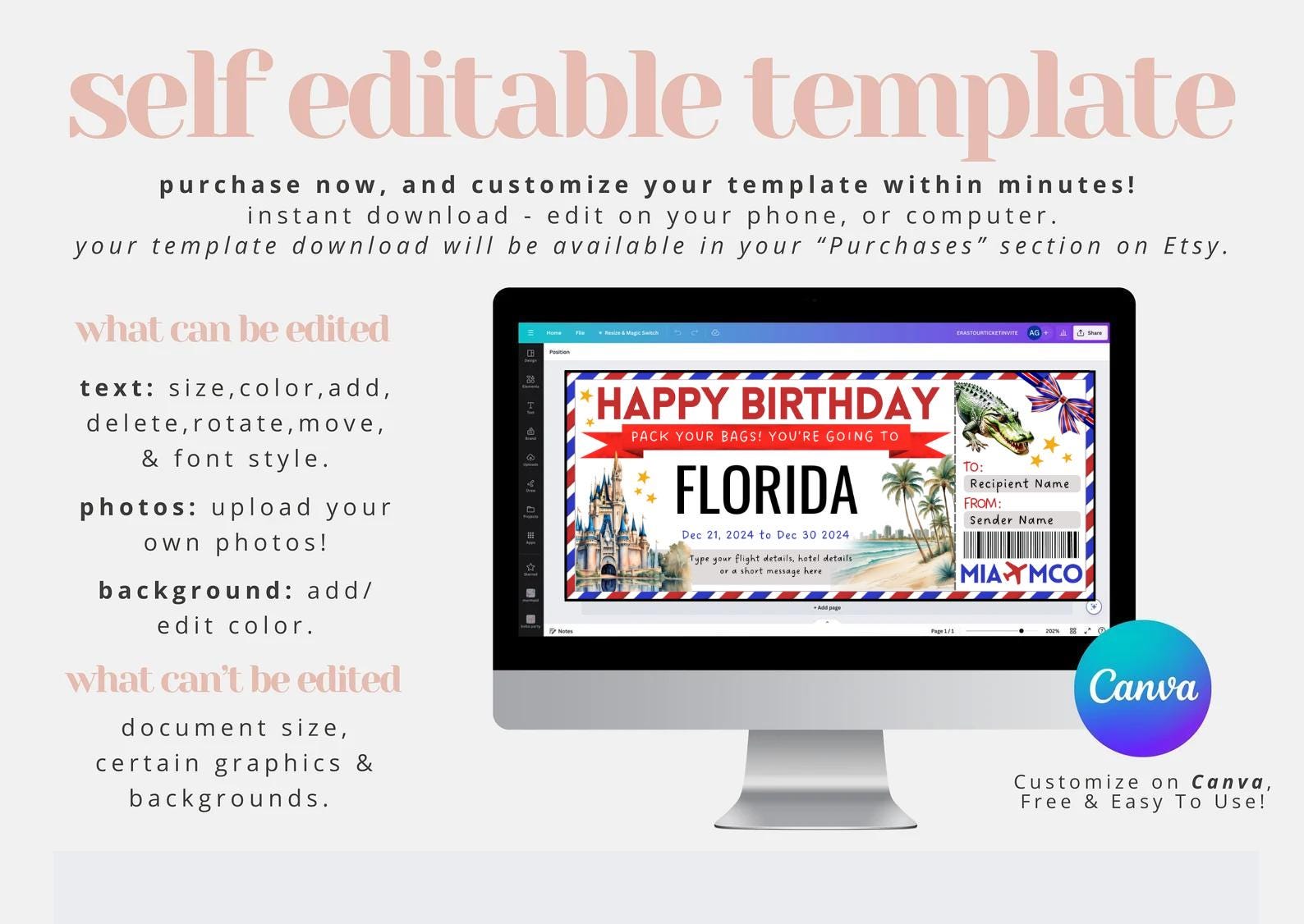 Bgletto Regalo Dgtale Per Vaggo A Sorpresa A LONDRA, Carta D