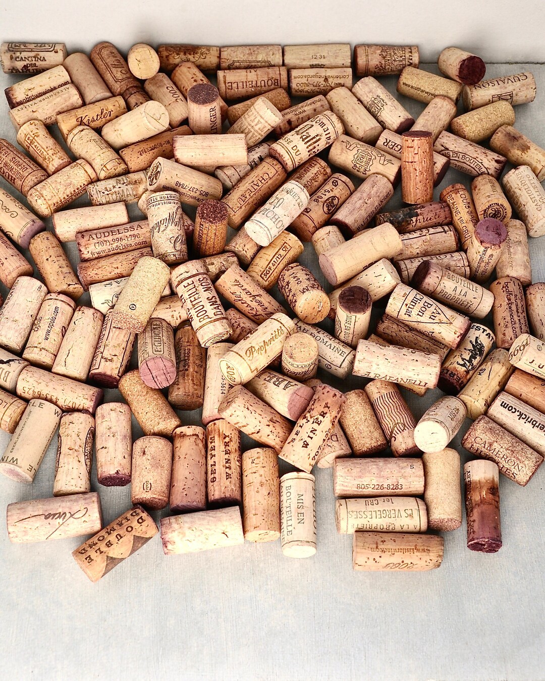134 Wine Corks Used Wine Cork Lot for Crafting Supplies 1 Pound