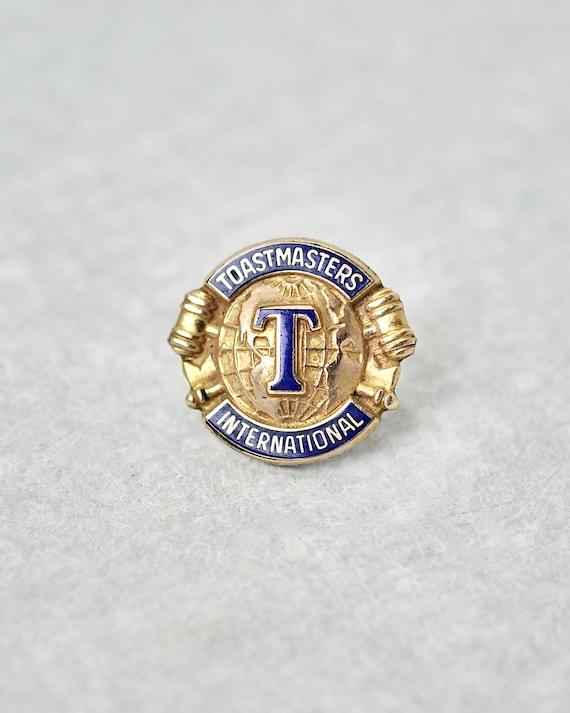 Vintage Gold Filled Pin - Toastmasters Internation