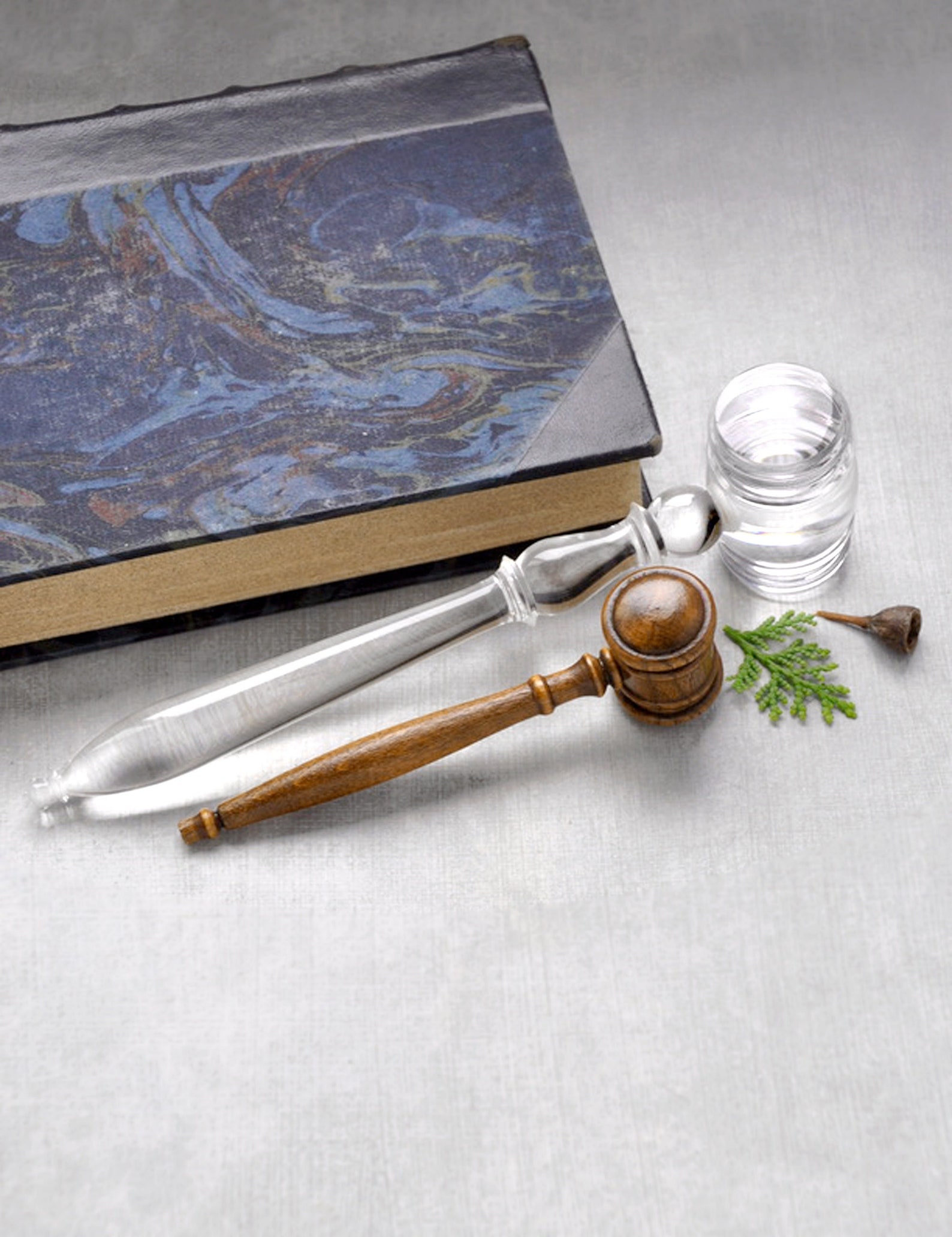 2 Vintage Gavels 8 Clear Lucite Acrylic Plastic and Etsy