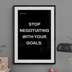 Motivational Wall Art Print: Success Quotes, Seize The Day