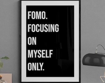 Motiverande väggkonstposter: Framgångstänkande, Hustle-dekor