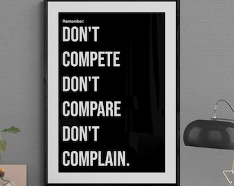Lámina motivacional para pared: Mentalidad de éxito, decoración con ajetreo