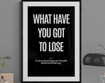 Nada que perder / Conquistar / Criticar / Mejorar / Meta / Éxito / Aprovechar el día / Motivación / Trabajo / Ajetreo / Éxito / Levantarse / Arte mural