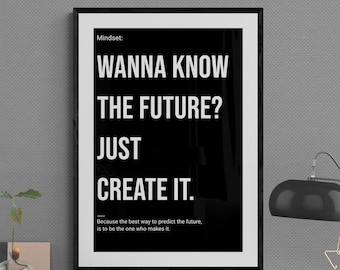 Skapa ditt framtida motivationstryck: Väggkonst med tankesätt