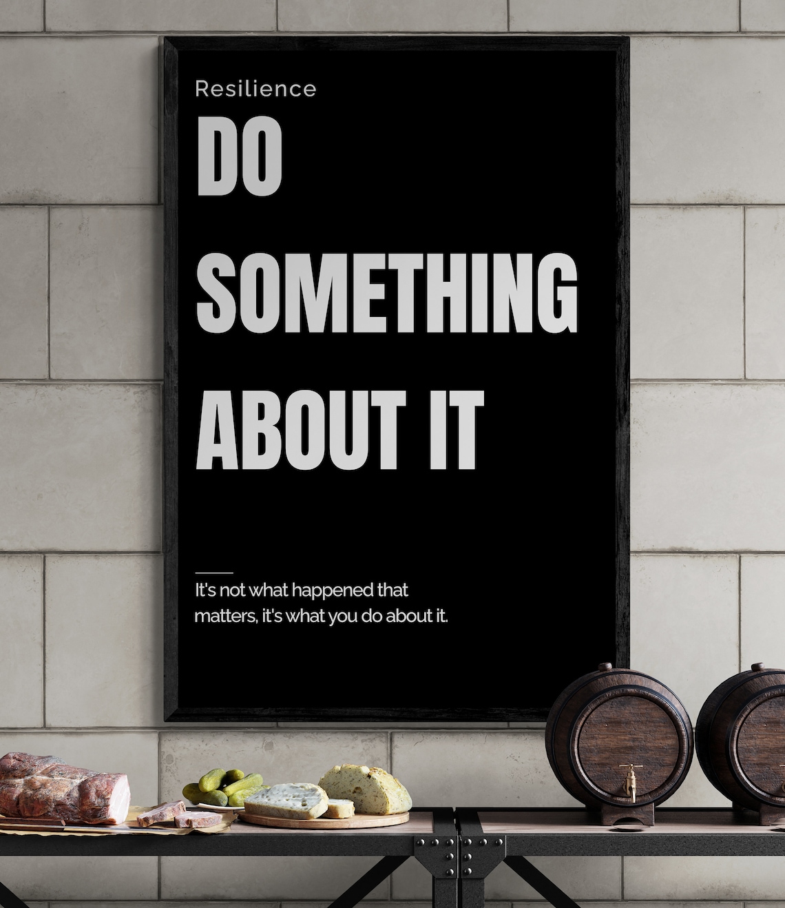 Resilience Poster: Do Something About It, Motivational Wall Art - Etsy