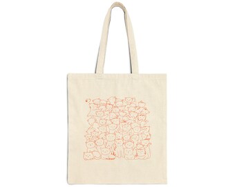 Kittens katten oranje Unisex Tote Bag