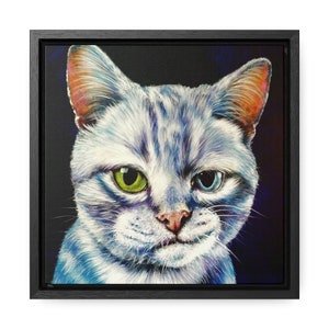 Smirky cat art print