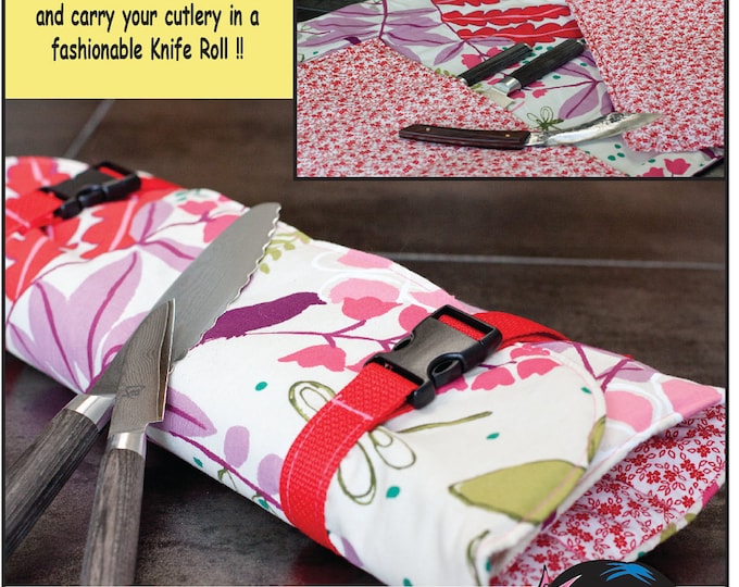Chef Knife Roll Sewing Pattern PDF Etsy