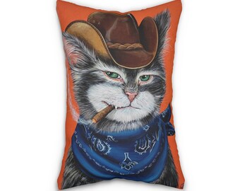 Pedro Catspal Spun Polyester Lumbar Pillow