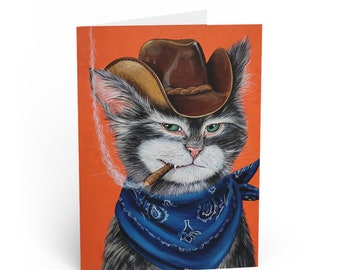 Pedro Catspal Art Greeting Card