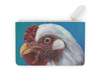 Chicken art Mini Clutch Bag