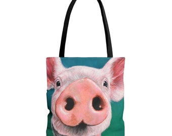 Piggy Artwork Tote bag