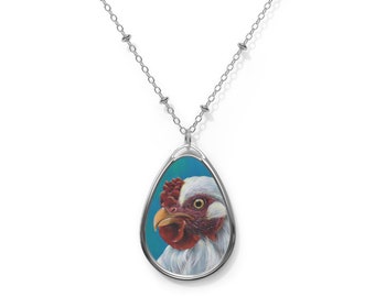 Candace Cluck Oval Necklace