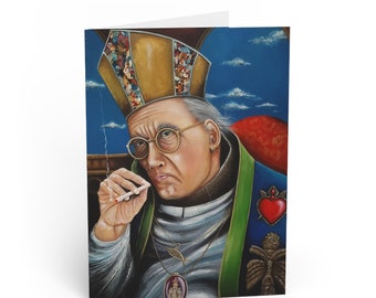 Father Feelie Art Greeting Card