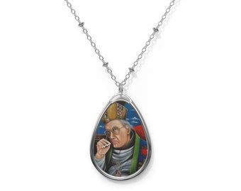 Father Feelie Oval Necklace