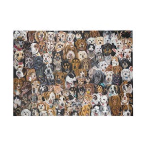 Pets of Santa Cruz Art Puzzle