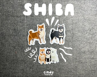 Shiba Sticker Set