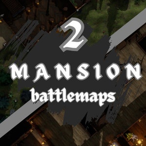 Mansion Battlemaps DnD Maps Bundle Dungeons and Dragons Battlemap dnd presente para Dungeon Master presentes dnd presentes Dnd terreno imprimível dnd telha