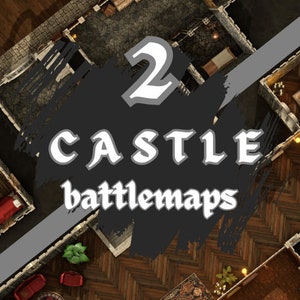 Castle Battlemaps DnD Maps Bundle Dungeons and Dragons Battlemap dnd presente para Dungeon Master presentes dnd presentes Dnd terreno imprimível dnd telha