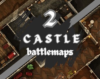 Castle Battlemaps DnD Maps Bundle Dungeons and Dragons Battlemap dnd gift for Dungeon Master gifts dnd gifts Dnd terrain printable dnd tile