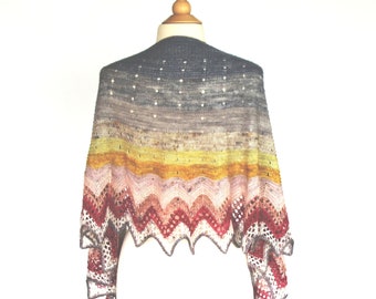 Padina Shawl PDF Knitting Pattern Download