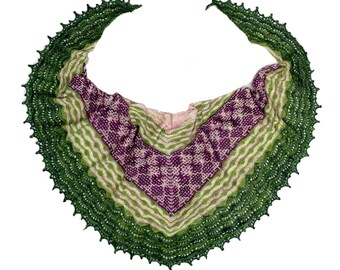 Padina Shawl PDF Knitting Pattern Download