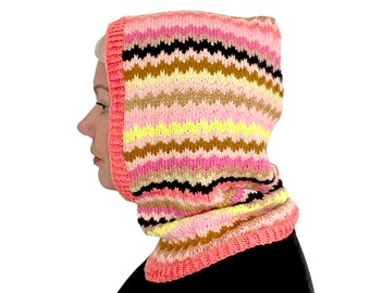 Hakea Hood PDF Knitting Pattern Download