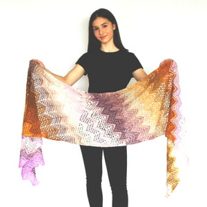 Adventurer Scarf and Wrap PDF Knitting Pattern Download