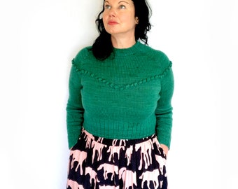 Verdure Sweater PDF Knitting Pattern Download